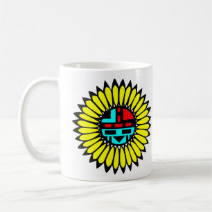 Indische dansschild koffiemok