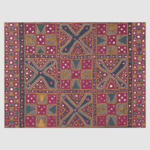 Indische decoratieve kunstdrukken tissuepapier