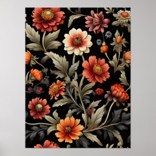 Indische deken Wildflower Poster