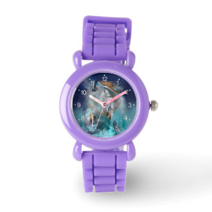 Indische dreamcatcher en etnische stammenwolf horloge