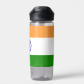 Indische fles, patriottische Indische vlag Waterfles (Achterkant)