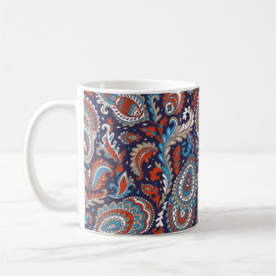 Indische florale paisley medallion. Ethnic Ma Koffiemok