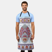 Indische florale paisley medallion. Ethnic Ma Schort (Gedragen)