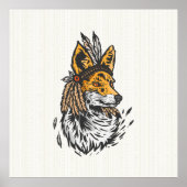 Indische fox poster (Voorkant)
