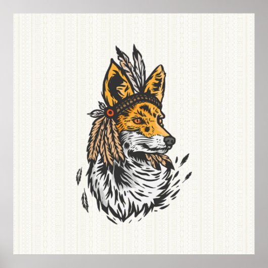 Indische fox poster (Voorkant)