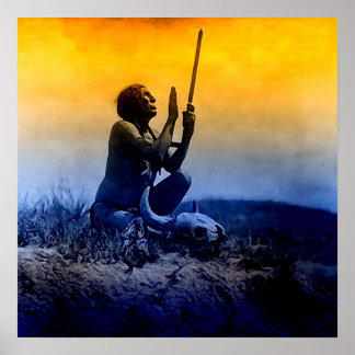 Indische gebeden poster