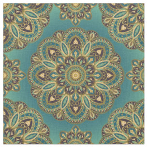 Indische geïnspireerde Abstracte Mandala verbindi Stof