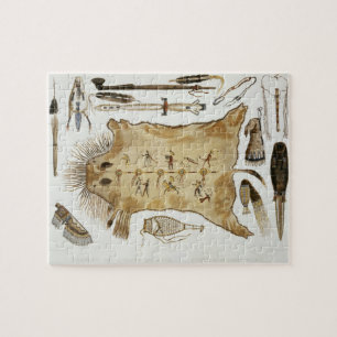 Indische gereedschap en wapens, bord 21 van deel 2 legpuzzel