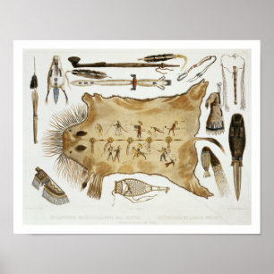 Indische gereedschap en wapens, bord 21 van deel 2 poster