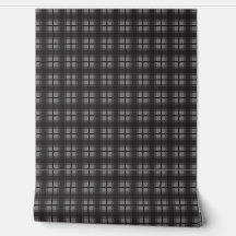 Indische Gingham - Aantrekkelijk Zwart