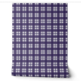 Indische Gingham - Majestueus Indigo Behang