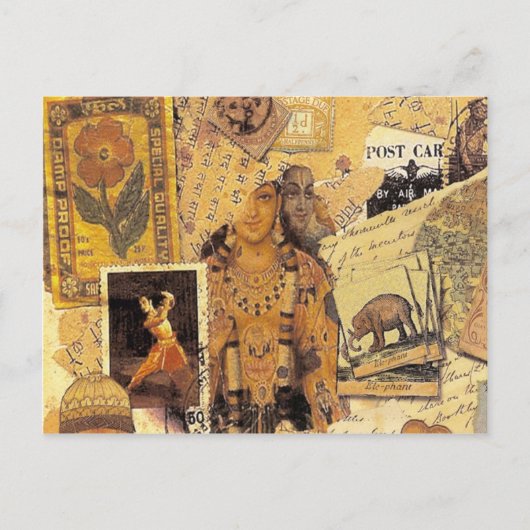 Indische glorie briefkaart (Voorkant)