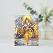 Indische god briefkaart (Staand voorkant)