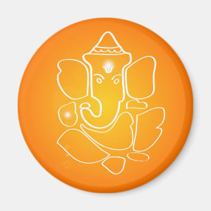 Indische God Ganesha - Magnet Magneet