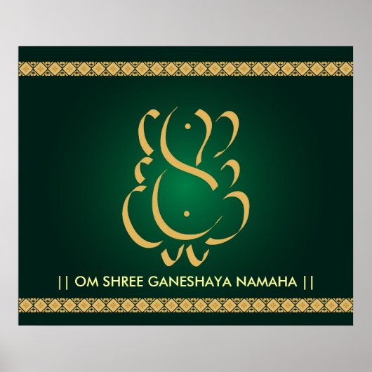 Indische God Ganesha - Poster (Voorkant)