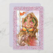 Indische goden/Ganesha - Uitnodiging Kaart (Voorkant / Achterkant)
