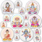 Indische goden sticker (Voorkant)