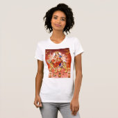 Indische godin t-shirt (Voorkant volledig)