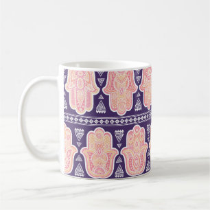  Indische handhamassymbool naadloze pa Koffiemok