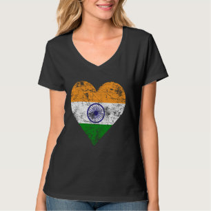 Indische Hartvlag Indiaas T-shirt