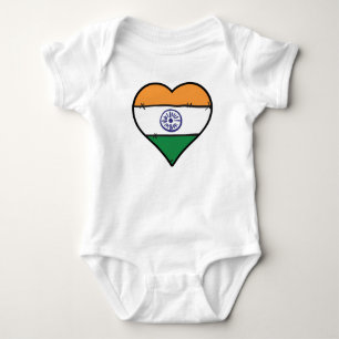 Indische hartvlag romper