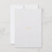 Indische hindu bruiloft Ganesha-uitnodiging Kaart (Achterkant)