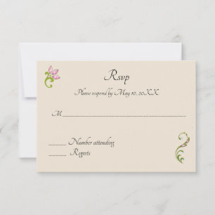 Indische hindu Peacock Wedding Invitation Rsvp