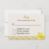 Indische hindu Wedding Invitation RSVP (Voorkant)