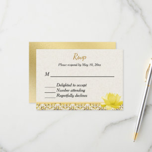 Indische hindu Wedding Invitation RSVP