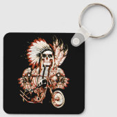 Indische hoofdmachinekamer sleutelhanger (Achterkant)