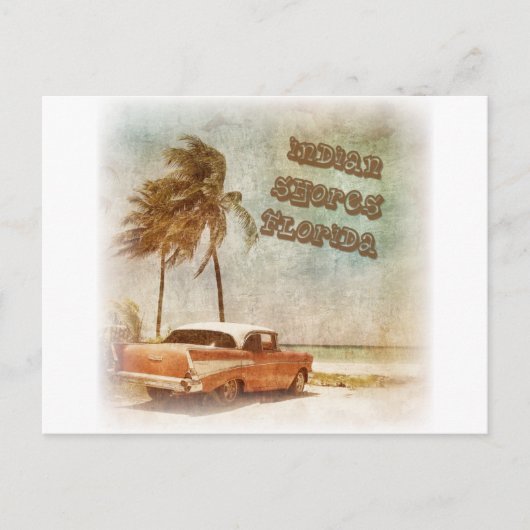  Indische hores strand scene Briefkaart (Voorkant)