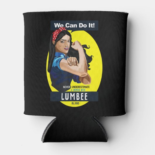 Indische Indische Indische Indische vrouw Lumbee i Blikjeskoeler (Voorkant)