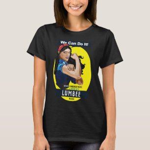 Indische Indische Indische Indische vrouw Lumbee i T-shirt