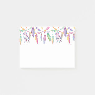 Indische inheemse Amerikaanse Waterverf Post-it® Notes