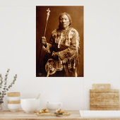 Indische inheemse Vintage Poster (Keuken)