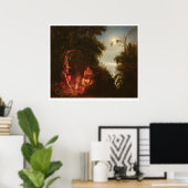 Indische kampvuur (2166A) Poster (Thuiskantoor)