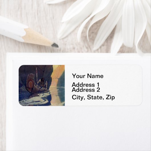 Indische Kano Paddling Sun Classic Etiket (Insitu)