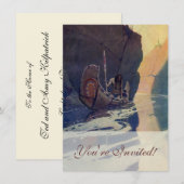 Indische Kano Paddling Sun Classic Kaart (Voorkant / Achterkant)