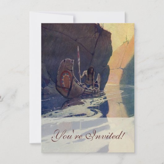 Indische Kano Paddling Sun Classic Kaart (Voorkant)