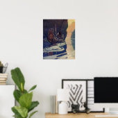  Indische Kano Paddling Sun Classic Poster (Thuiskantoor)