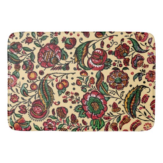 Indische katoenen Chintz stof Badmat (Voorkant)