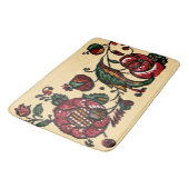 Indische katoenen Chintz stof Badmat (Gekanteld)