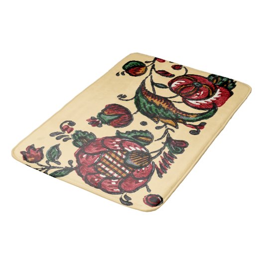 Indische katoenen Chintz stof Badmat (Gekanteld)