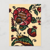  Indische katoenen Chintz stof Briefkaart (Voorkant)