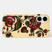 Indische katoenen Chintz stof Case-Mate iPhone Case (Achterkant (horizontaal))