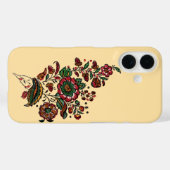 Indische katoenen Chintz stof Case-Mate iPhone Case (Achterkant (horizontaal))