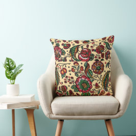 Indische katoenen Chintz stof Kussen