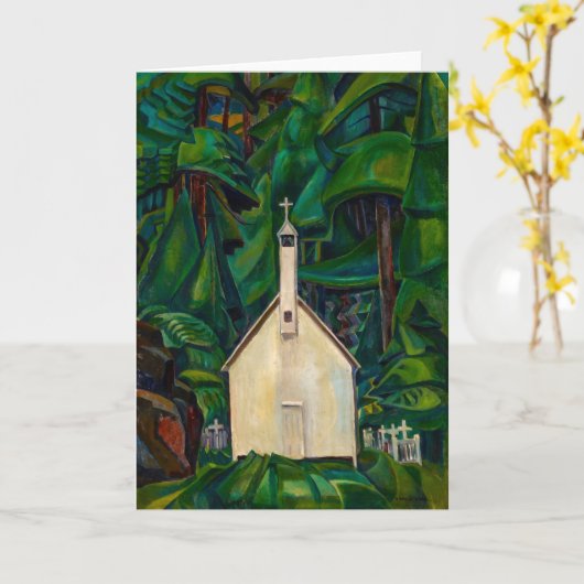 Indische kerk | Emily Carr | Kaart (Gele Bloem)