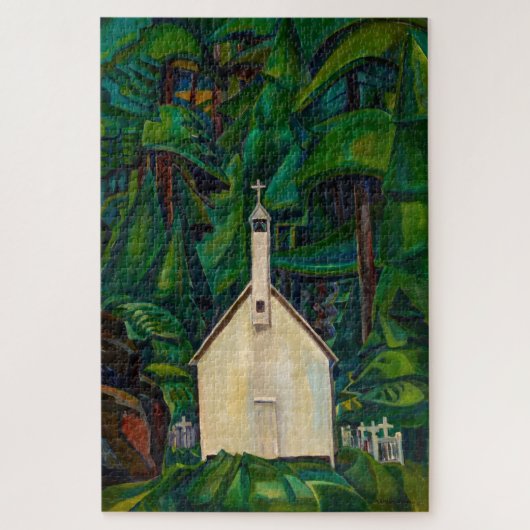 Indische kerk | Emily Carr | Legpuzzel (Verticaal)