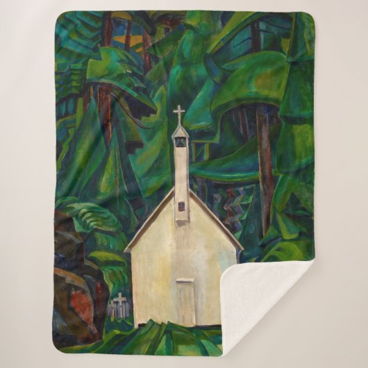 Indische kerk | Emily Carr | Sherpa Deken (Voorkant)